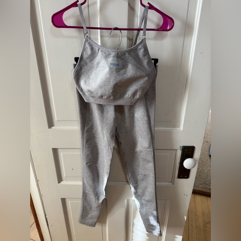 Gymshark Gray Matching Workout Set